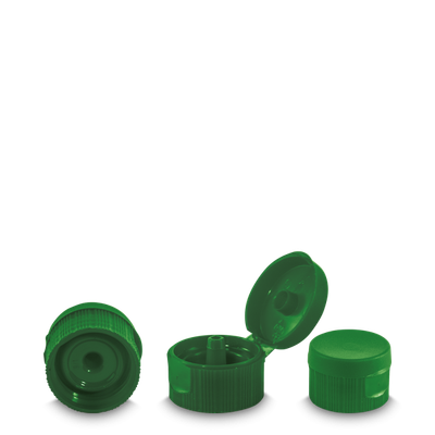 Chiusura con cerniera pieghevole PP verde 28