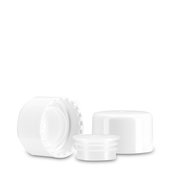 Screw cap PP white 24/410