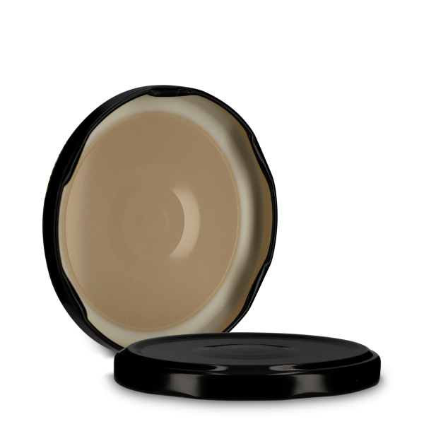 Twist-off lid tinplate black TO 82