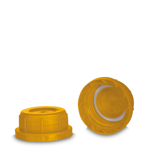 Canister cap - yellow - RD 45 thread - UN