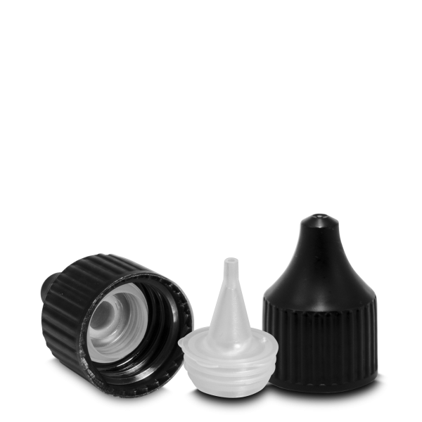 Spray cap - black - PP - RD 18