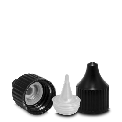 Tappo spray - nero - PP - RD 18