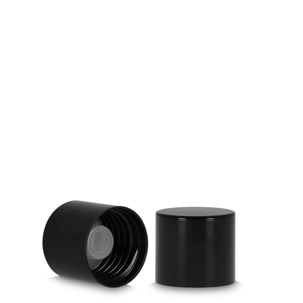 Screw cap thermoset black plate 32