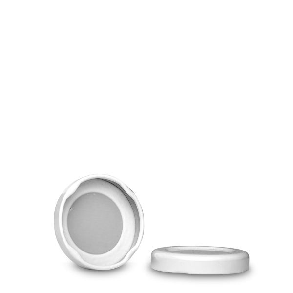Twist-off lid tinplate white TO 43
