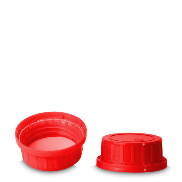 Tapón de seguridad PP rojo GL 80 - para botellas UN