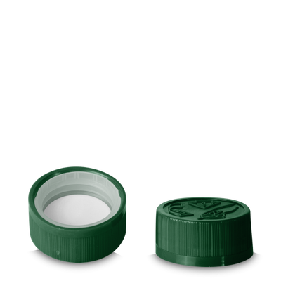 Push &amp; Twist Cap PP dark green 28