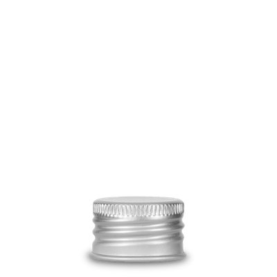 Screw cap aluminum silver 24/410
