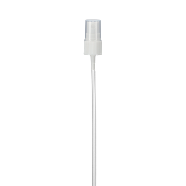 Finger duster - PP - white - thread 18 - riser tube 93mm