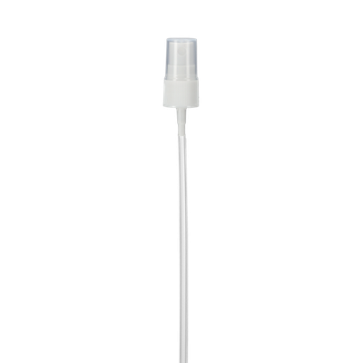 Finger duster - PP - white - thread 18 - riser tube 93mm