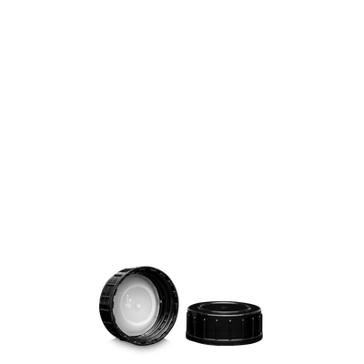 Screw cap PP black GL 32 - with LDPE insert