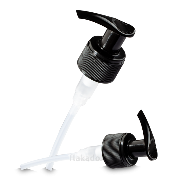 Cream dispenser - black - thread 28/410 - 220mm