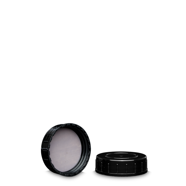 Screw cap PP black GL 45 - with PTFE insert