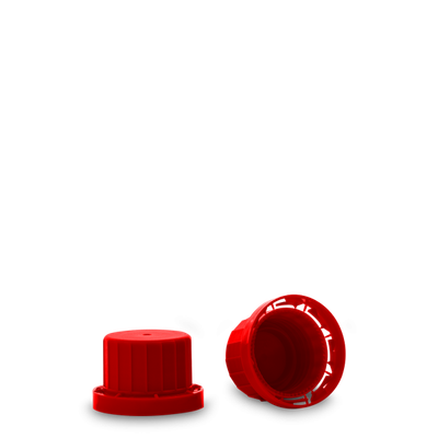 Tamper evident closure PP red OV 28