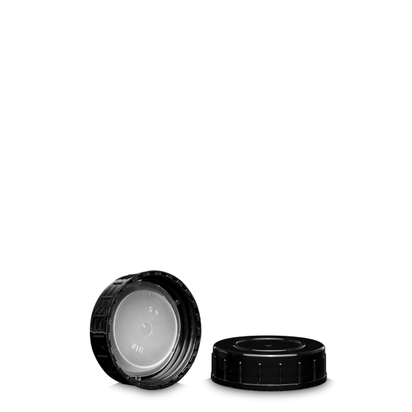 Screw cap PP black GL 45 - with LDPE insert