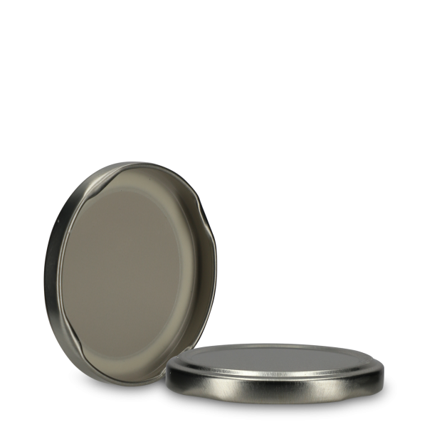 Twist-off lid tinplate silver TO 66