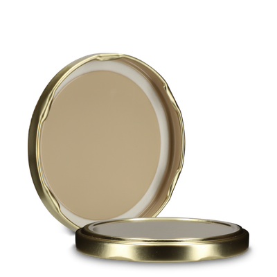 Twist-off lid tinplate gold TO 82