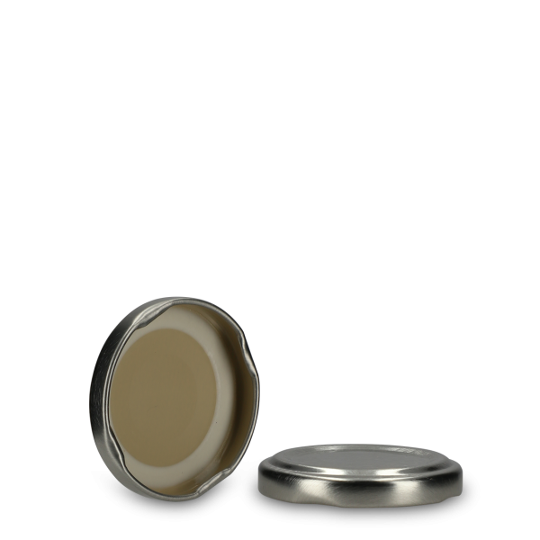 Twist-off lid tinplate silver TO 48