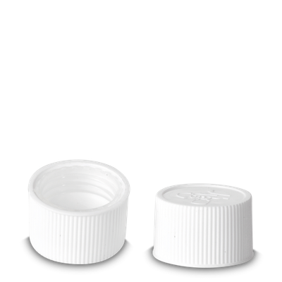 Fermeture push &amp; turn HDPE blanc RD 25