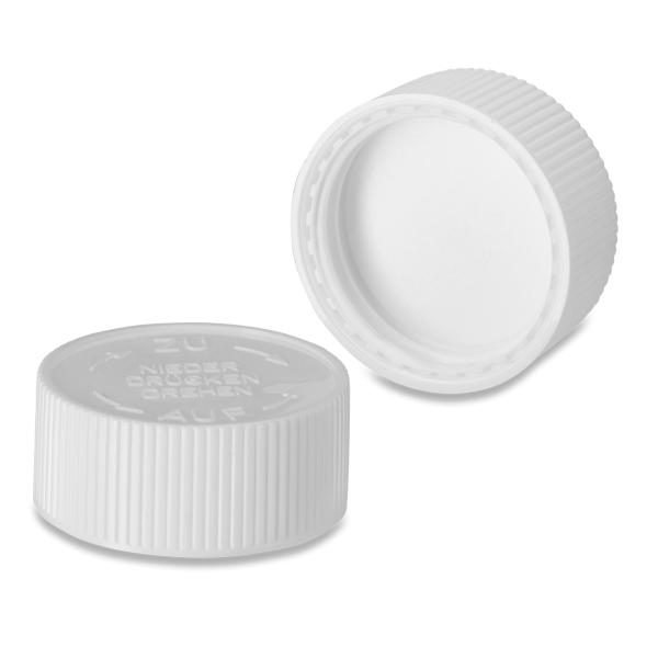 Chiusura push &amp; turn HDPE naturale 40