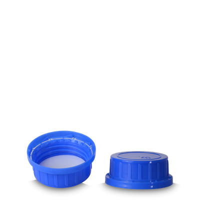 Tamper-evident closure PP blue GL 54