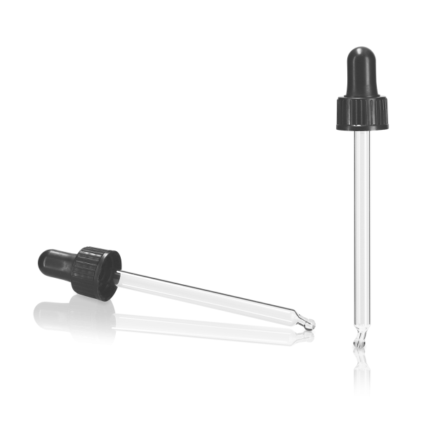 Pipette cap - black - glass - GL 18 - Allround 100ml