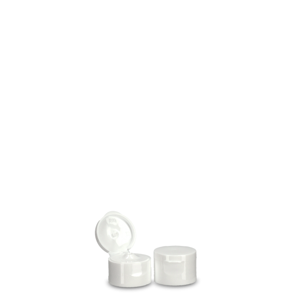 Folding hinge closure PP white 25