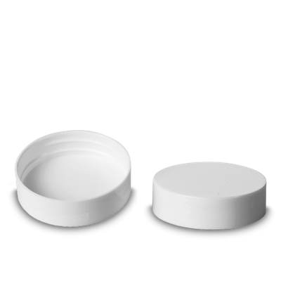 Couvercle pour boîtes en fer blanc PP blanc 35