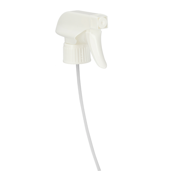Spray gun - HDPE - white - thread 28/410 - 265mm
