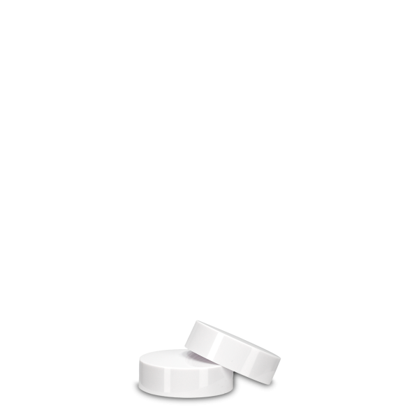 Screw lid for cans ABS white RD 62 round