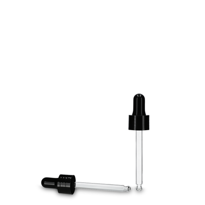 Capuchon de pipette en silicone noir GL 18