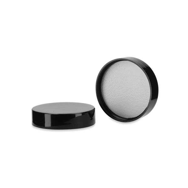 Screw lid for cans PP black
