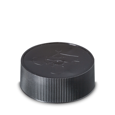 Chiusura push &amp; turn - HDPE - nera - RD 60