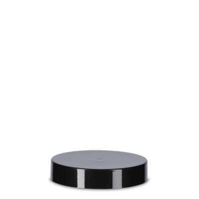 Tappo a vite riciclato nero - per vasetto cosmetico da 50 ml