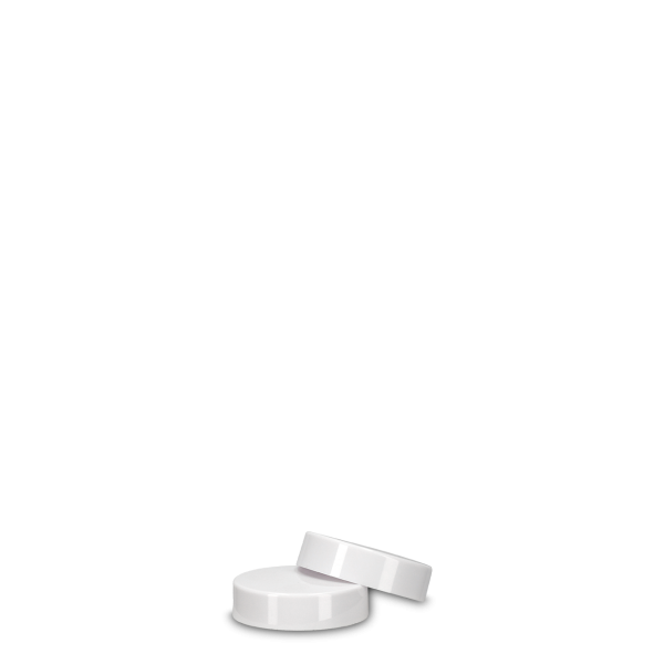 Screw lid for cans ABS white RD 51