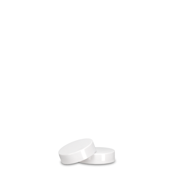 Screw lid for cans ABS white RD 46