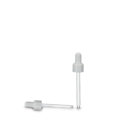 Pipette cap silicone white GL 18