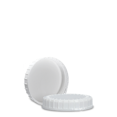 Tappo a vite Originality - PE - bianco - con rondella di tenuta