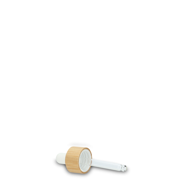 Pipette Bamboo - teat white - 20/410 round