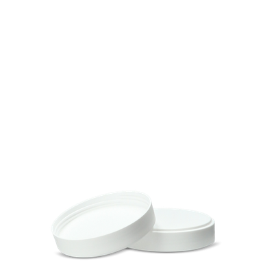 Coperchio a vite per lattine PP bianco RD 68