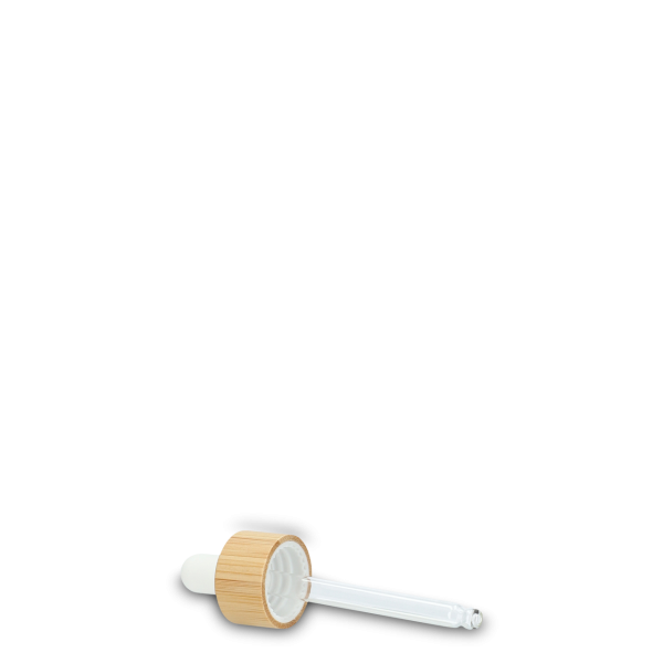 Pipette Bamboo - teat white - 20/410 - for 50ml dropper bottle