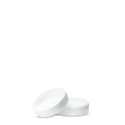 Screw lid for cans PP white RD 43 round