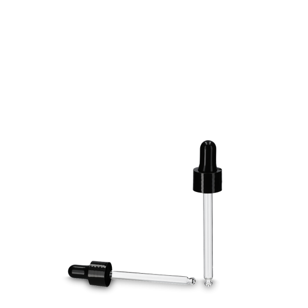 Pipette cap silicone black GL 18