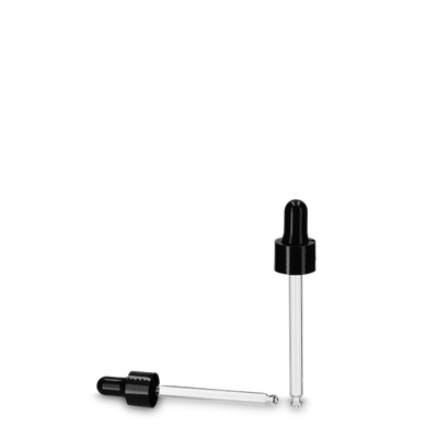 Pipette cap silicone black GL 18