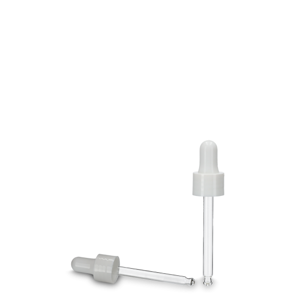 Pipette cap silicone white GL 18