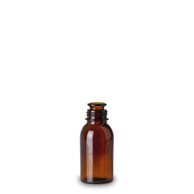 60 ml essence bottle glass brown plate 28 round