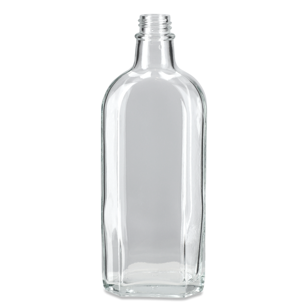 250 ml Meplat bottle glass clear GL 22 meplat
