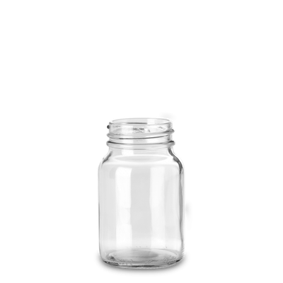 Bicchiere in vetro a bocca larga trasparente GL 55 rotondo da 250 ml