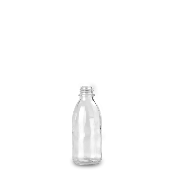 100 ml narrow-neck glass glass clear GL 22 round