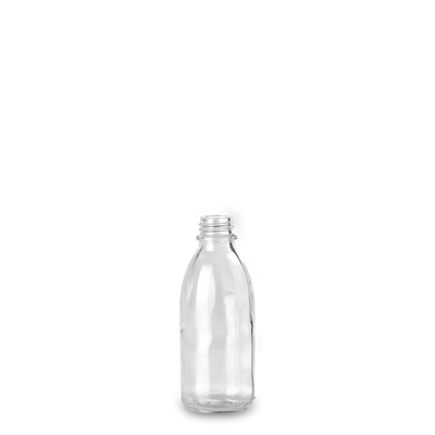 100 ml narrow-neck glass glass clear GL 22 round