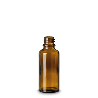 30 ml dropper bottle glass brown GL 18 round